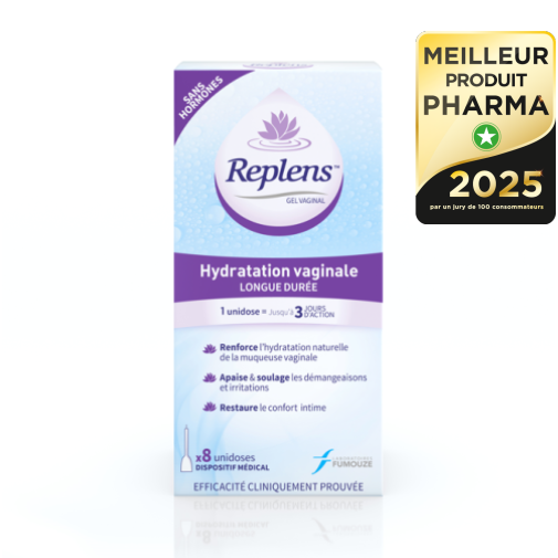 Replens gel hydratation vaginale unidoses x8 — REPLENS