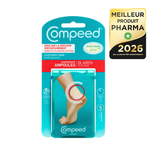 Compeed Pansements Ampoules Moyen Format x5 — COMPEED