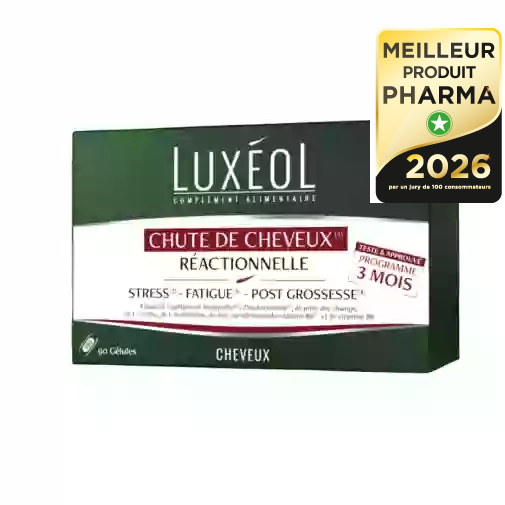 Luxéol Chute de Cheveux Réactionnelle 3 mois — LUXEOL
