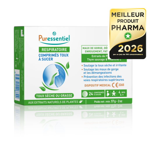 Comprimés Toux à sucer - 24 comprimés — PURESSENTIEL