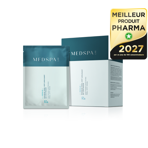 R6 - Masque Peel-off Apaisant au Chitosan 20g x 10 —