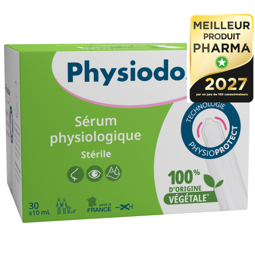 Sérum physiologique stérile - Plastique d'origine végétale - 30 dosettes x 10 mL —