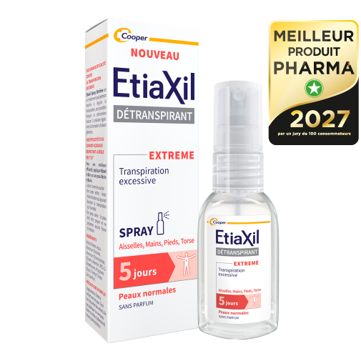 ETIAXIL DETRANSPIRANT EXTREME SPRAY 30ML — EXCILOR