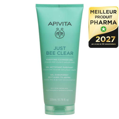 Apivita Just Bee Clear Gel Nettoyant Purifiant — APIVITA