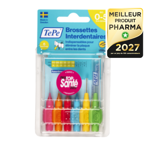 Brossettes Interdentaires TePe Originales Assortiment Toutes Tailles (0.4-0.8 mm) — TEPE