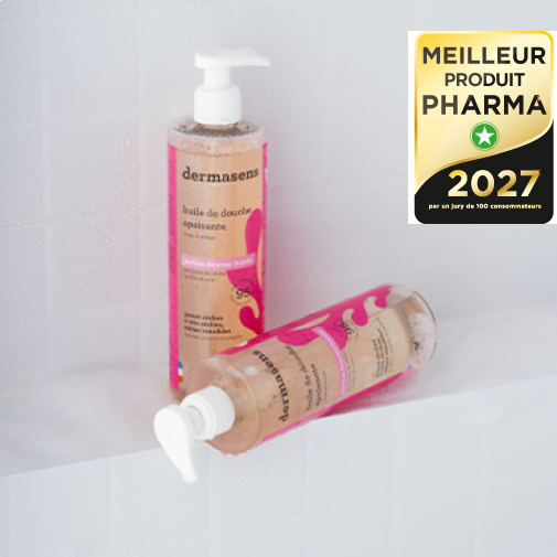 Dermasens huile de douche apaisante douceur fruitée 395 ml — DERMASENS