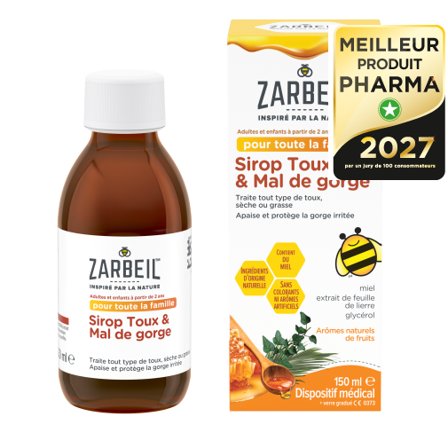 Sirop Toux & Mal de Gorge Adultes & Enfants Zarbeil — Zarbeil/Neutrogena