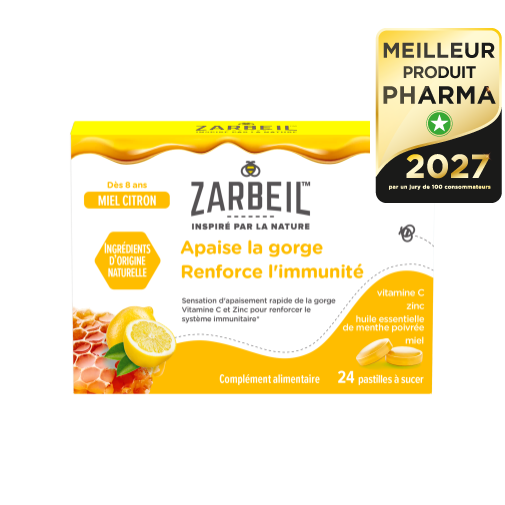 Pastilles Gorge et Immunité Miel - Citron Zarbeil — Zarbeil/Neutrogena