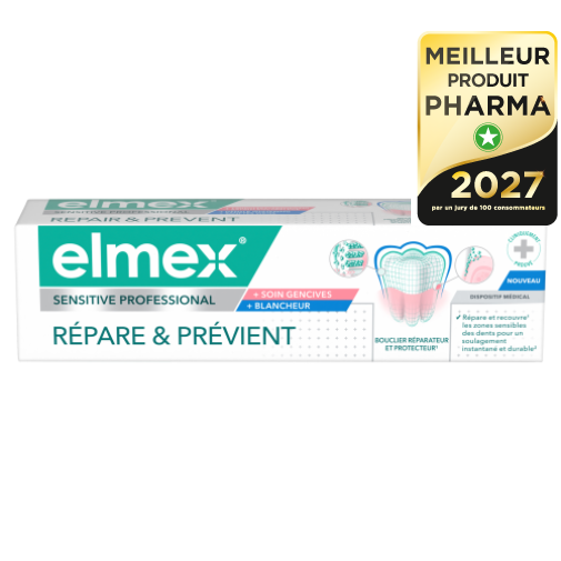 Dentifrice elmex® Sensitive Professional Répare & Prévient + Blancheur — elmex